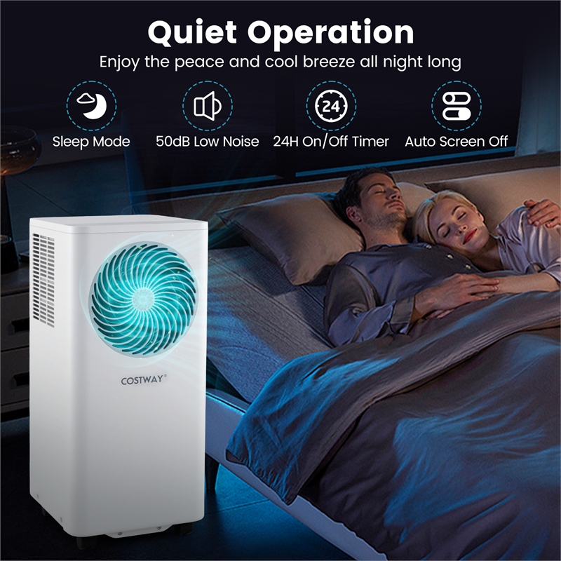 10000 BTU Portable Air Conditioner Floor AC Unit with Fan