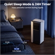 10000 BTU 3 in 1 Portable Air Conditioner with Dehumidifier Mode LED Display
