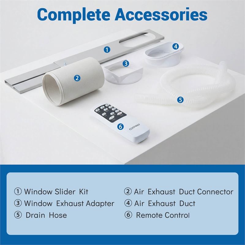 8000 BTU AC Cools Air Cooler with Fan Dehumidifier