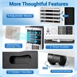 8000 BTU AC Cools Air Cooler with Fan Dehumidifier