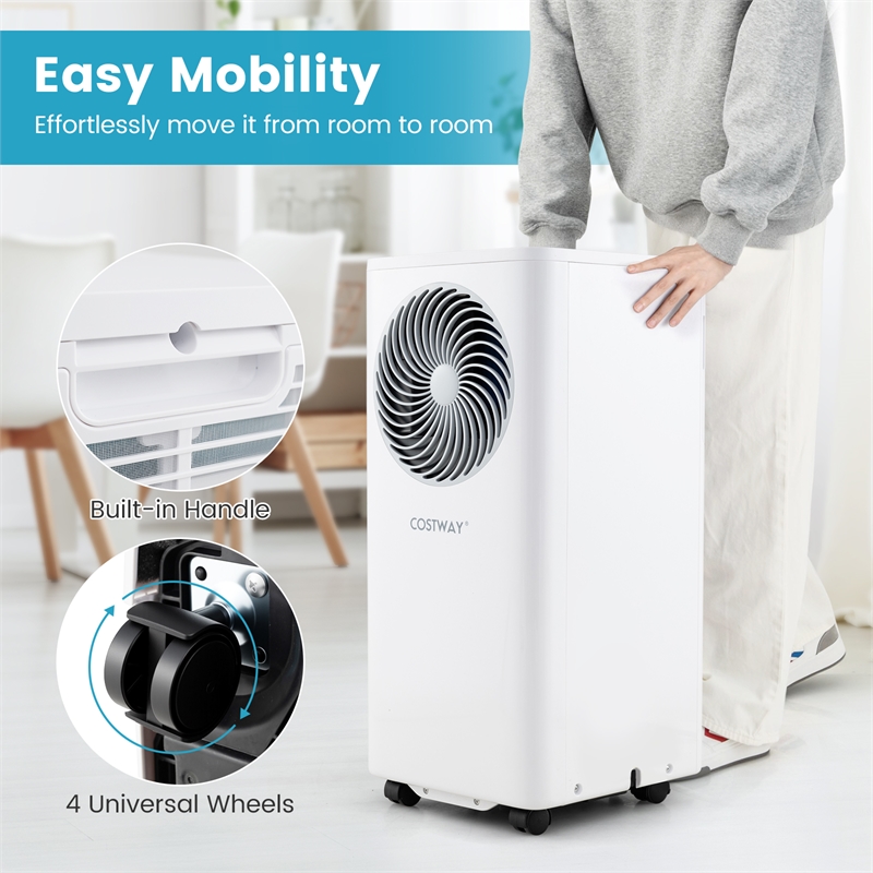 8200 BTU Portable Air Conditioner Floor AC Unit with Fan