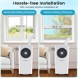 8200 BTU Portable Air Conditioner Floor AC Unit with Fan