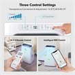 8800 BTU (14000 BTU ASHRAE) Portable Air Conditioner with APP Smart Control