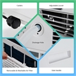 5000 BTU (8000BTU ASHRAE) Portable Air Conditioner with Remote Control White
