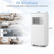 6000 BTU (10000 BTU ASHRAE) Portable Air Conditioner With Cool Dehum Fan