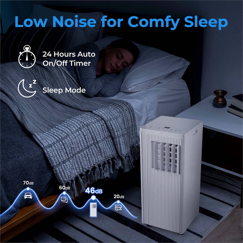 7100 BTU (10000 BTU ASHRAE) Portable Air Conditioner 10000 BTU AC Unit