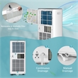 8000 BTU Portable Air Conditioner Air Cooler with Fan Dehum Sleep Mode