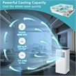 8000 BTU Portable Air Conditioner Air Cooler with Fan Dehum Sleep Mode