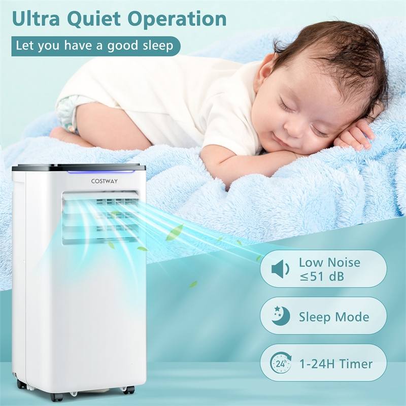 5200 BTU (8000 BTU ASHRAE) Portable Air Conditioner AC Unit