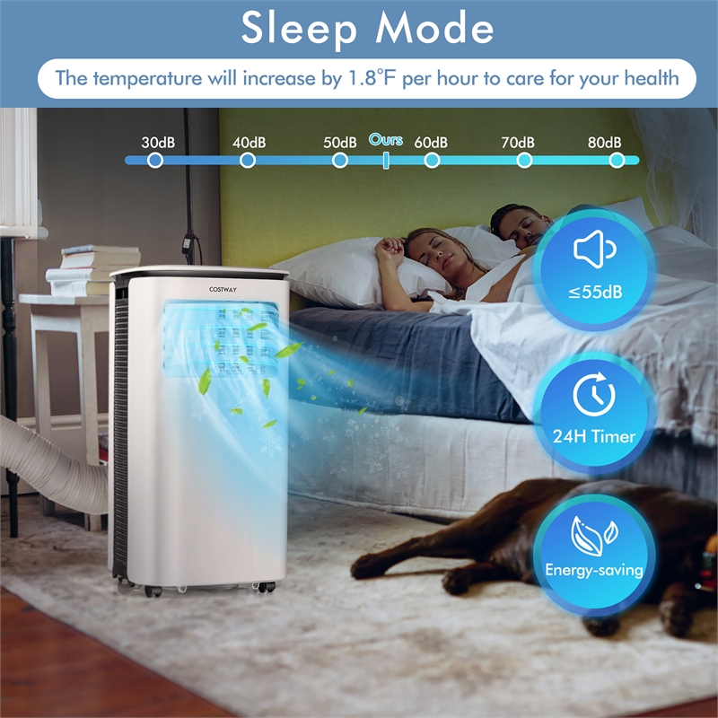 6500 BTU (9000 BTU ASHRAE) Air Cooler 3 in 1 Portable Air Conditioner