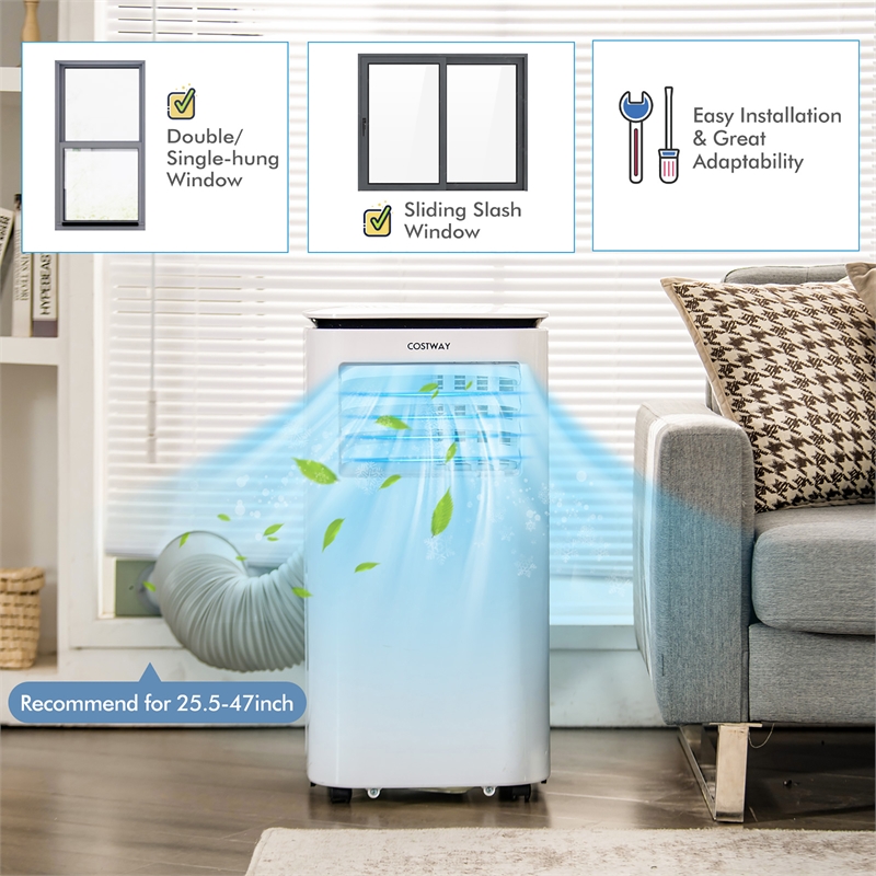 6500 BTU (9000 BTU ASHRAE) Air Cooler 3 in 1 Portable Air Conditioner