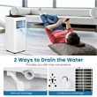 Portable Air Conditioner  6000 BTU (10000BTU ASHRAE)with Cool Fan Humidifier