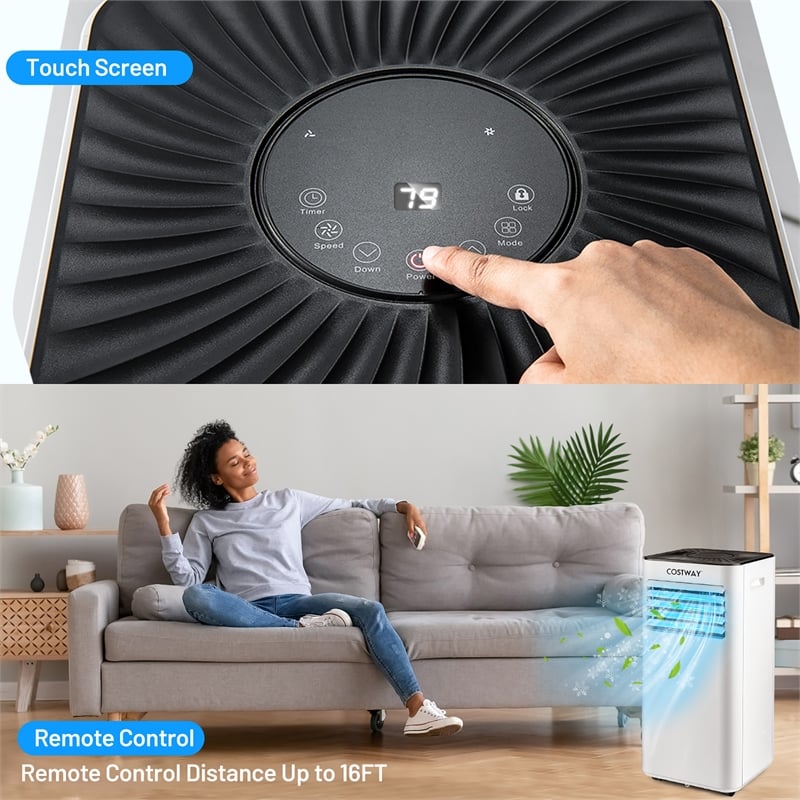 Portable Air Conditioner 6000 BTU (10000 BTU ASHRAE) Evaporative Air Cooler