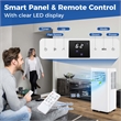 Portable Air Conditioner 8000 BTU AC Unit with Fanand Dehumidifier Sleep Mode