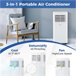 Portable Air Conditioner 8000 BTU AC Unit with Fanand Dehumidifier Sleep Mode
