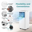 5000 BTU (8000 BTU ASHRAE) Portable Air Conditioner with 24H Timer