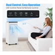 8000 BTU Portable Air Conditioner with Fanand Dehumidifier