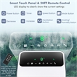 Evaporative Air Cooler Swamp Cooling Fan with 12H Timer Remote White