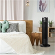 Fantask 35W 28inchOscillating Tower Fan 3 Wind Speed Quiet Black