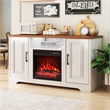18inch Electric Fireplace Insert with 1500W Fireplace Heater Black
