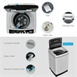 Full Automatic Washing Machine 1.5 CuFt 11 LBS Spin Dryer Gray