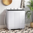 20lbs Compact Mini Portable Twin Tub Washing Machine Washer Spain Black