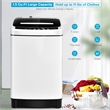Full Automatic Washing Machine 1.5 Cu.Ft 11 LBS Spin Dryer White