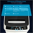 Full Automatic Washing Machine 1.5 Cu.Ft 11 LBS Spin Dryer White