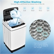 Full Automatic Washing Machine 1.5 Cu.Ft 11 LBS Spin Dryer White