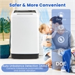 Portable Washing Machine 11 LBS Full Automatic Washer Machine White