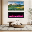 50inch Smart WiFi Electric Fireplace Work with Alexa Black
