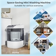 Portable Washing Machine 5.5 lbs Washer with Removable Spin Dry Tub Gray