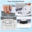 Portable Washing Machine 5.5 lbs Washer with Removable Spin Dry Tub Gray