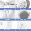 17.6 lb Portable Mini Compact Twin Tub Washing Machine Washer Spin Dryer White