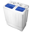 17.6 lb Portable Mini Compact Twin Tub Washing Machine Washer Spin Dryer White