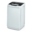 Portable Full Automatic Laundry Washing Machine 8.8lbs Spin Washer Gray