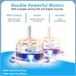 26 lbs Portable Semi automatic Twin Tub Washing Machine with Drain Pump Gray