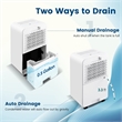 9 Pint(DOE) Portable Dehumidifier with 3 Modes 2500 Sq.ft Coverage Area Blue