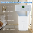 22.5 Pint(DOE) Energy Star Dehumidifier with 2 Modes 5000 Sq.ft Coverage Area White Plastic