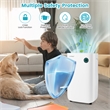 19 Pint(DOE) Quiet Dehumidifier with 5 Modes 4500 Sq.ft Coverage Area White
