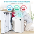 19 Pint(DOE) Quiet Dehumidifier with 5 Modes 4500 Sq.ft Coverage Area White
