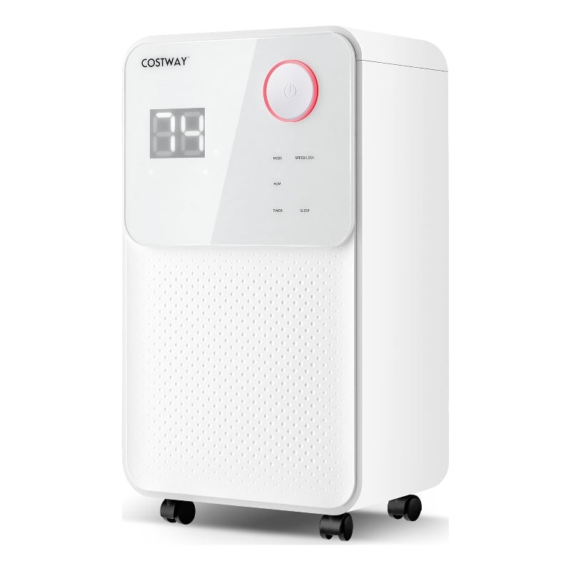 9 Pint(DOE) Dehumidifier 2000 Sq.ft Coverage Area White