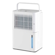 8 Pint(DOE) Dehumidifier w/Energy Efficient Automatic Shutoff 2000 Sq.ft White Plastic