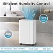 16 Pint(DOE) Dehumidifier Indicator Light 4500 Sq.Ft White