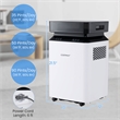 35 Pint(DOE) Dehumidifier with Tank 4500 Sq.ft Coverage Area White