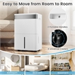 35 Pint(DOE) Dehumidifier for Home 8000 Sq.ft Coverage Area White