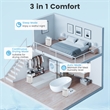 35 Pint(DOE) Dehumidifier for Home 8000 Sq.ft Coverage Area White