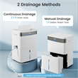 35 Pint(DOE) Dehumidifier for Home 8000 Sq.ft Coverage Area White