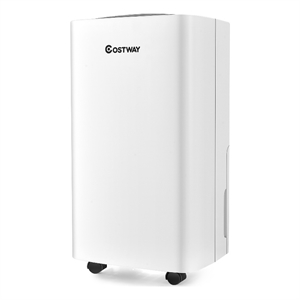 9 Pint (DOE) Portable Dehumidifier 1500 Sq.ft Coverage Area White