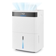22 Pint(DOE) Dehumidifier For Home 6000 Sq.Ft  Coverage Area White